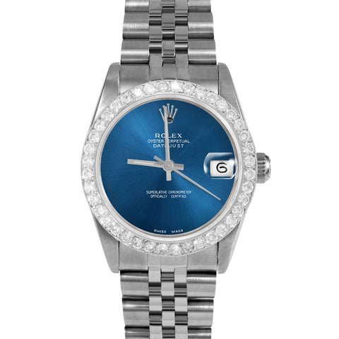 Rolex Datejust 31mm | 68274-BLU-NOHM-2CT-JBL