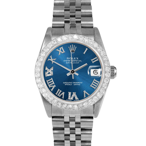 Rolex Datejust 31mm | 68274-BLU-RDR69-2CT-JBL