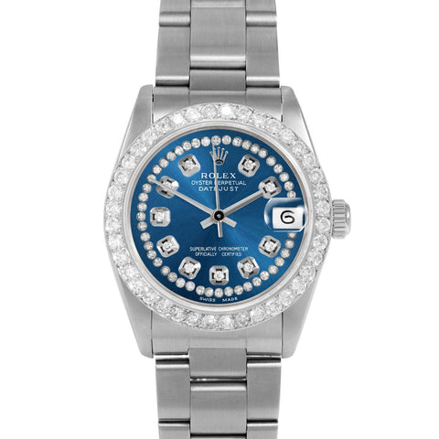 Rolex Datejust 31mm | 68274-BLU-STRD-2CT-OYS