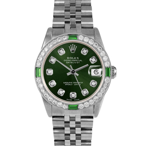 Rolex Datejust 31mm | 68274-GRN-DIA-AM-4EMD-JBL