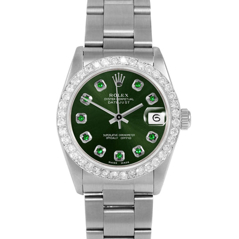 Rolex Datejust 31mm | 68274-GRN-EMD-AM-2CT-OYS