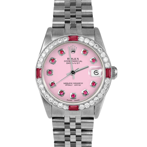 Rolex Datejust 31mm | 68274-PNK-RBY-AM-4RBY-JBL
