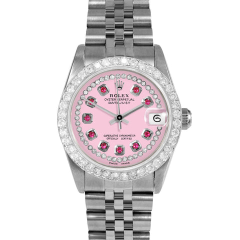 Rolex Datejust 31mm | 68274-PNK-STRR-2CT-JBL