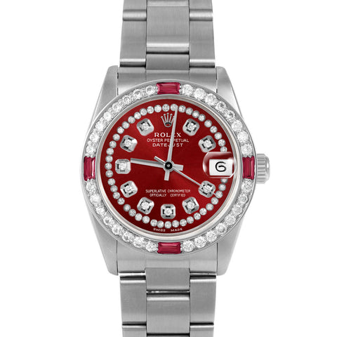 Rolex Datejust 31mm | 68274-RED-STRD-4RBY-OYS