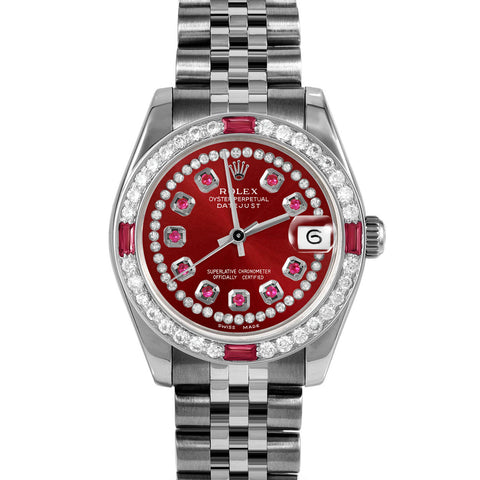 Rolex Datejust 31mm | 68274-RED-STRR-4RBY-JBL