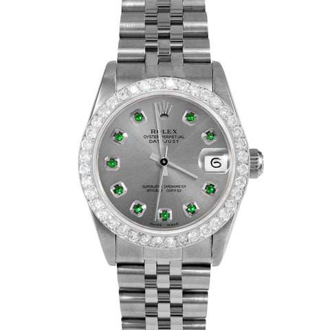 Rolex Datejust 31mm | 68274-SLT-EMD-AM-2CT-JBL