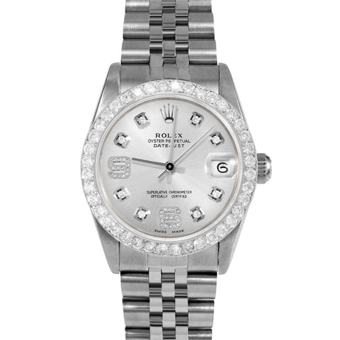 Rolex Datejust 31mm | 68274-SLV-8DA69-2CT-JBL