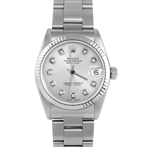 Rolex Datejust 31mm | 68274-SLV-DIA-AM-FLT-OYS