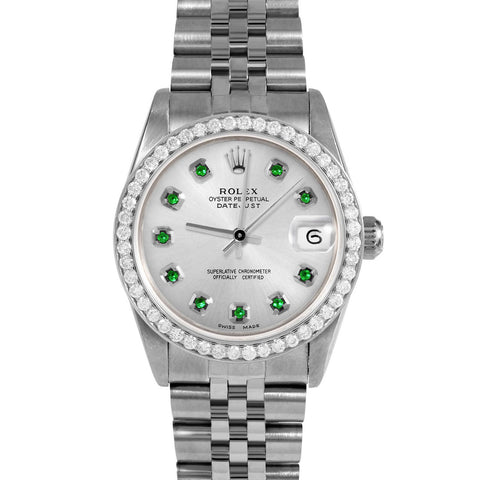 Rolex Datejust 31mm | 68274-SLV-EMD-AM-BDS-JBL