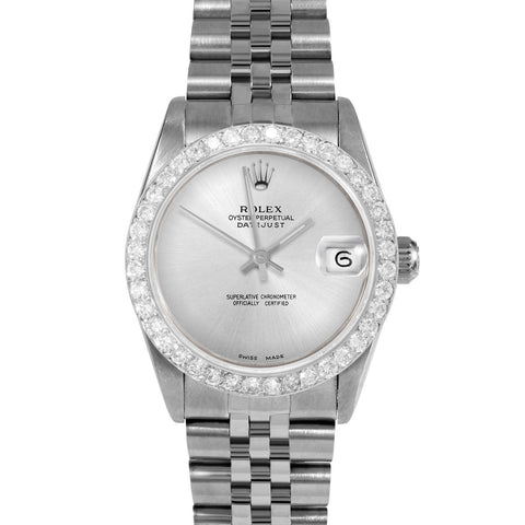 Rolex Datejust 31mm | 68274-SLV-NOHM-2CT-JBL