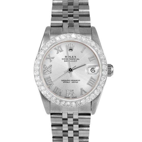 Rolex Datejust 31mm | 68274-SLV-RDR69-2CT-JBL