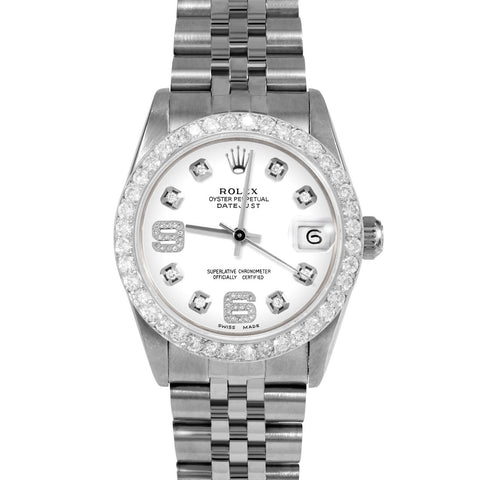 Rolex Datejust 31mm | 68274-WHT-8DA69-2CT-JBL