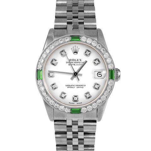 Rolex Datejust 31mm | 68274-WHT-DIA-AM-4EMD-JBL