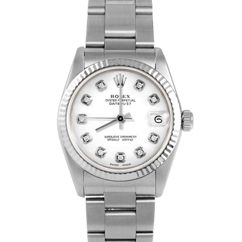 Rolex Datejust 31mm | 68274-WHT-DIA-AM-FLT-OYS