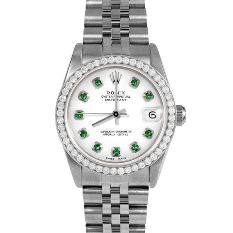 Rolex Datejust 31mm | 68274-WHT-EMD-AM-BDS-JBL
