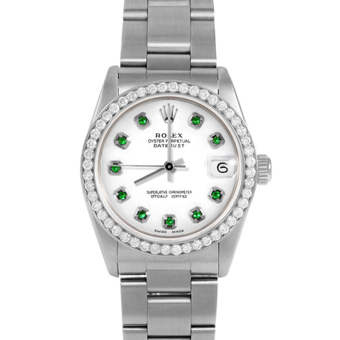 Rolex Datejust 31mm | 68274-WHT-EMD-AM-BDS-OYS