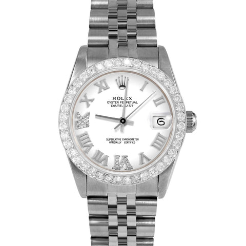 Rolex Datejust 31mm | 68274-WHT-RDR69-2CT-JBL