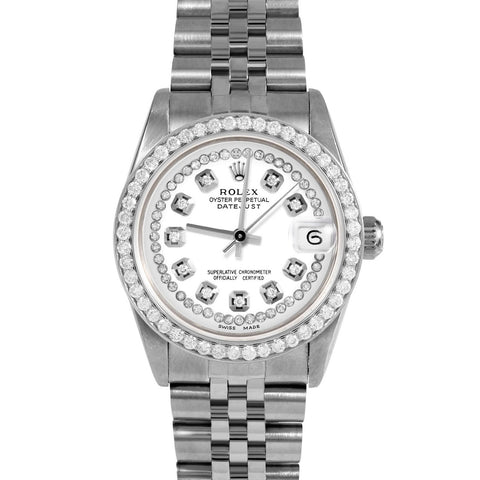 Rolex Datejust 31mm | 68274-WHT-STRD-BDS-JBL