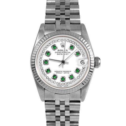 Rolex Datejust 31mm | 68274-WHT-STRE-FLT-JBL