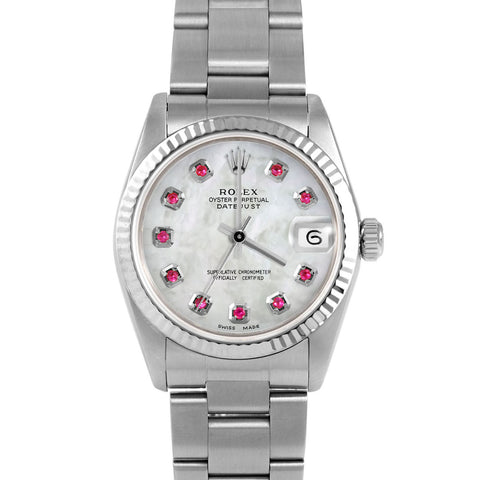 Rolex Datejust 31mm | 68274-WMOP-RBY-AM-FLT-OYS