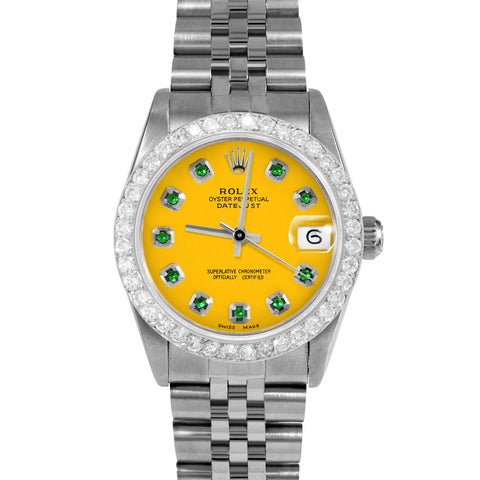 Rolex Datejust 31mm | 68274-YLW-EMD-AM-2CT-JBL