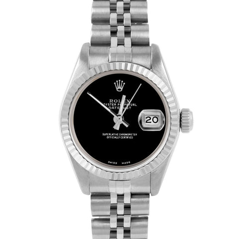 Rolex Datejust 26mm | 6917-SS-BLK-NOHM-FLT-JBL