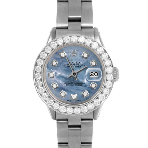 Rolex Datejust 26mm | 6917-SS-BLMOP-DIA-AM-2CT-OYS
