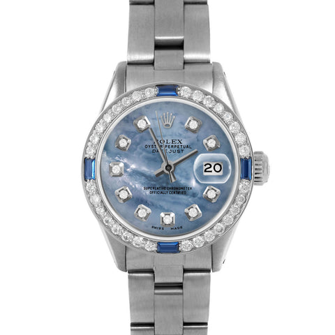 Rolex Datejust 26mm | 6917-SS-BLMOP-DIA-AM-4SPH-OYS