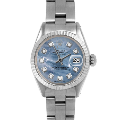 Rolex Datejust 26mm | 6917-SS-BLMOP-DIA-AM-FLT-OYS