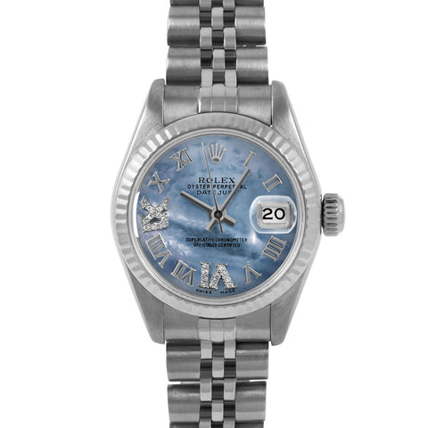 Rolex Datejust 26mm | 6917-SS-BLMOP-RDR69-FLT-JBL