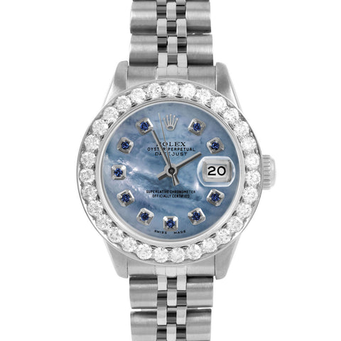 Rolex Datejust 26mm | 6917-SS-BLMOP-SPH-AM-2CT-JBL