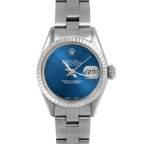 Rolex Datejust 26mm | 6917-SS-BLU-NOHM-FLT-OYS