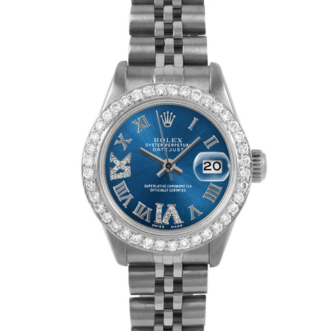 Rolex Datejust 26mm | 6917-SS-BLU-RDR69-BDS-JBL