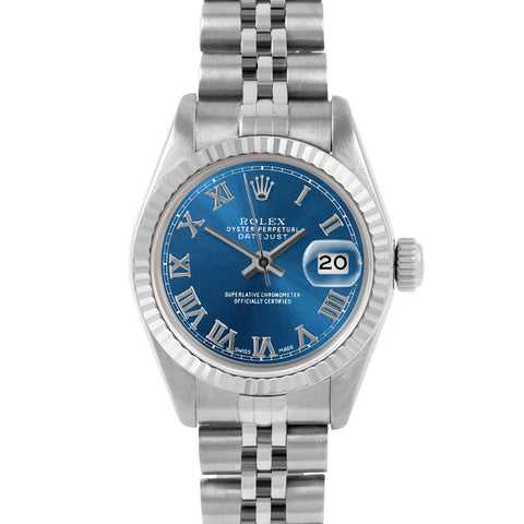 Rolex Datejust 26mm | 6917-SS-BLU-ROM-FLT-JBL