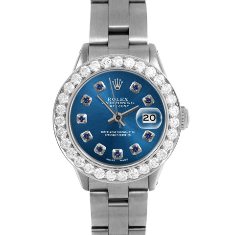 Rolex Datejust 26mm | 6917-SS-BLU-SPH-AM-2CT-OYS