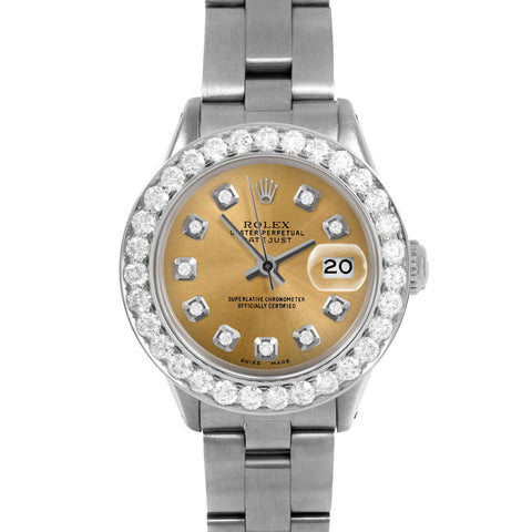 Rolex Datejust 26mm | 6917-SS-CHM-DIA-AM-2CT-OYS