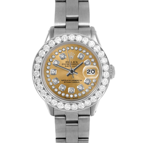 Rolex Datejust 26mm | 6917-SS-CHM-STRD-2CT-OYS