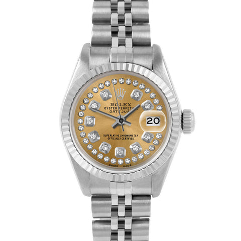 Rolex Datejust 26mm | 6917-SS-CHM-STRD-FLT-JBL