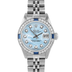Rolex Datejust 26mm | 6917-SS-LBMOP-DIA-AM-4SPH-JBL