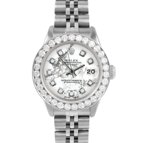 Rolex Datejust 26mm | 6917-SS-MRB-DIA-AM-2CT-JBL