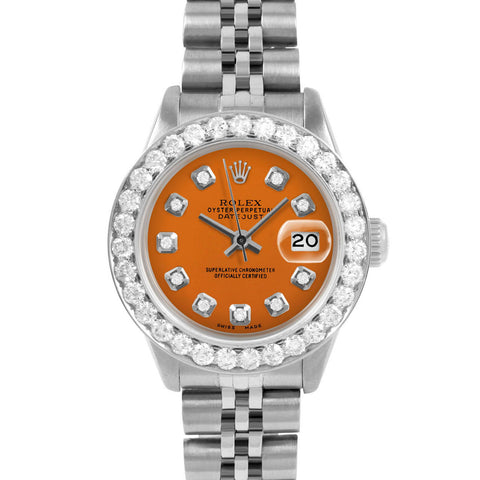 Rolex Datejust 26mm | 6917-SS-ORN-DIA-AM-2CT-JBL