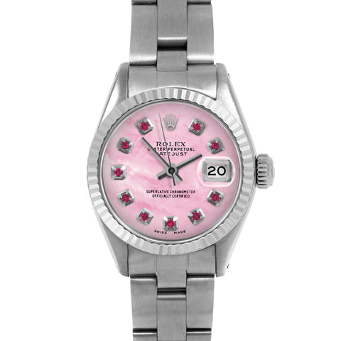 Rolex Datejust 26mm | 6917-SS-PMOP-RBY-AM-FLT-OYS