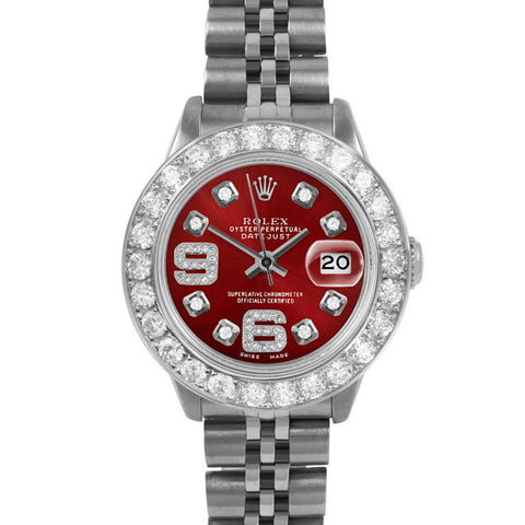 Rolex Datejust 26mm | 6917-SS-RED-8DA69-2CT-JBL