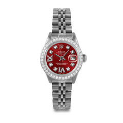 Rolex Datejust 26mm | 6917-SS-RED-8DR69-BDS-JBL