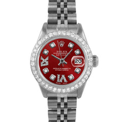 Rolex Datejust 26mm | 6917-SS-RED-8DR69-BDS-JBL