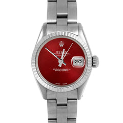 Rolex Datejust 26mm | 6917-SS-RED-NOHM-FLT-OYS