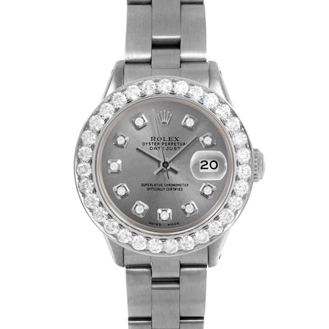 Rolex Datejust 26mm | 6917-SS-SLT-DIA-AM-2CT-OYS