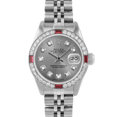 Rolex Datejust 26mm | 6917-SS-SLT-DIA-AM-4RBY-JBL