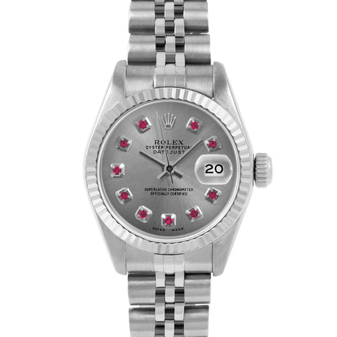 Rolex Datejust 26mm | 6917-SS-SLT-RBY-AM-FLT-JBL