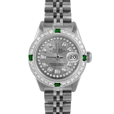 Rolex Datejust 26mm | 6917-SS-SLT-STRD-4EMD-JBL